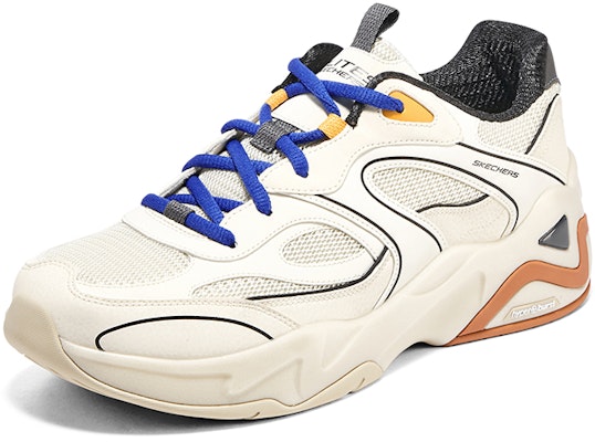 Skechers D'Lites Hyper Burst 'Panda Bubble' Putih Hitam Oren 232425-NTMT Lookbook Skechers D'Lites Hyper Burst 'Panda Bubble' Putih Hitam Oren 232425-NTMT