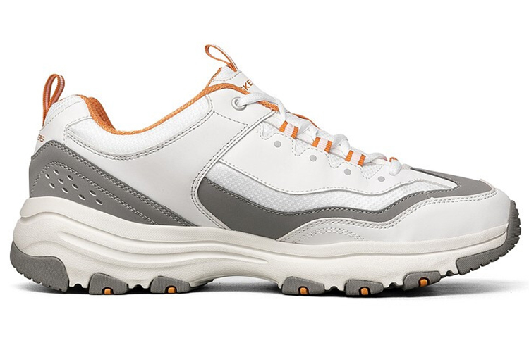 Order Skechers D'Lites I-Conik Zapatillas Running Blanco/Naranja/Gris 8790091-WMLT