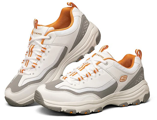 Skechers D'Lites I-Conik Zapatillas Running Blanco/Naranja/Gris 8790091-WMLT Shop Skechers D'Lites I-Conik Zapatillas Running Blanco/Naranja/Gris 8790091-WMLT