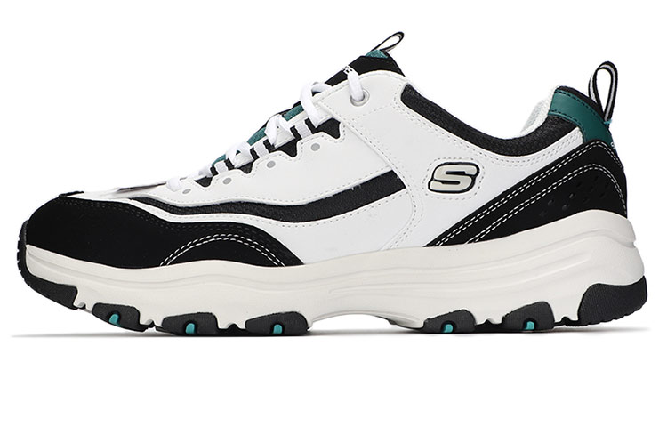 Skechers D'Lites I-Conik Low-Top Sneakers White/Black 8790091-WBK