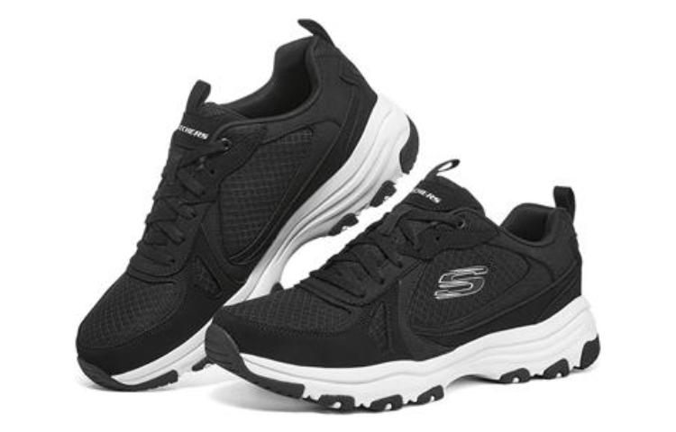 Lookbook 斯凯奇 D'lites I-conik 运动鞋'黑白' 8790096-BLK