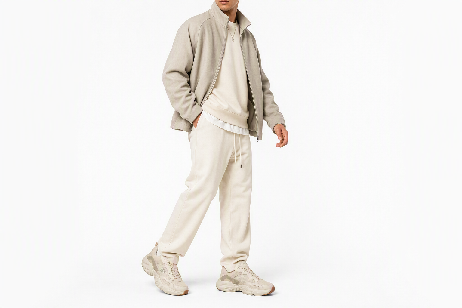 Order 斯凯奇 D'Lites 低帮白色跑鞋 237000-OFWT