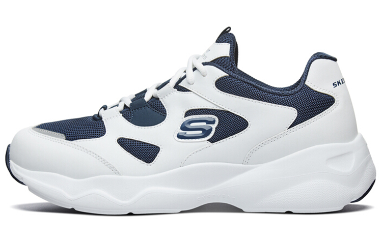 Skechers D'lites Low-Top Running Shoes White/Blue 999235-WNV