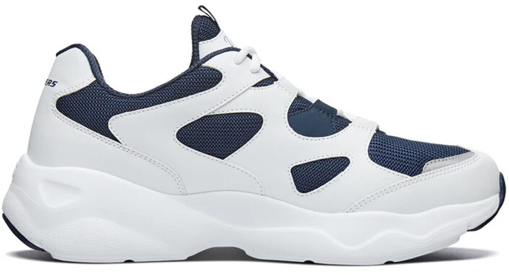 Skechers D''lites Scarpe Running Basse Bianco/Blu 999235-WNV Order Skechers D''lites Scarpe Running Basse Bianco/Blu 999235-WNV