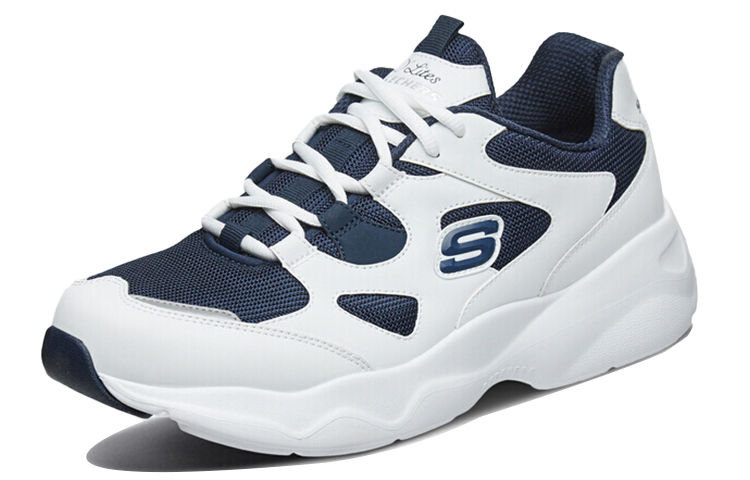 Lookbook Skechers D''lites Scarpe Running Basse Bianco/Blu 999235-WNV