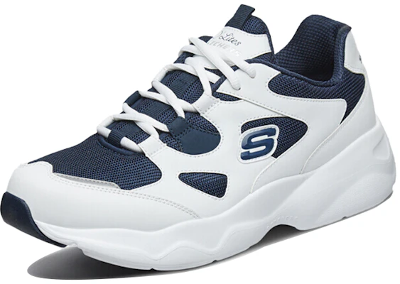 Skechers D''lites Scarpe Running Basse Bianco/Blu 999235-WNV Lookbook Skechers D''lites Scarpe Running Basse Bianco/Blu 999235-WNV