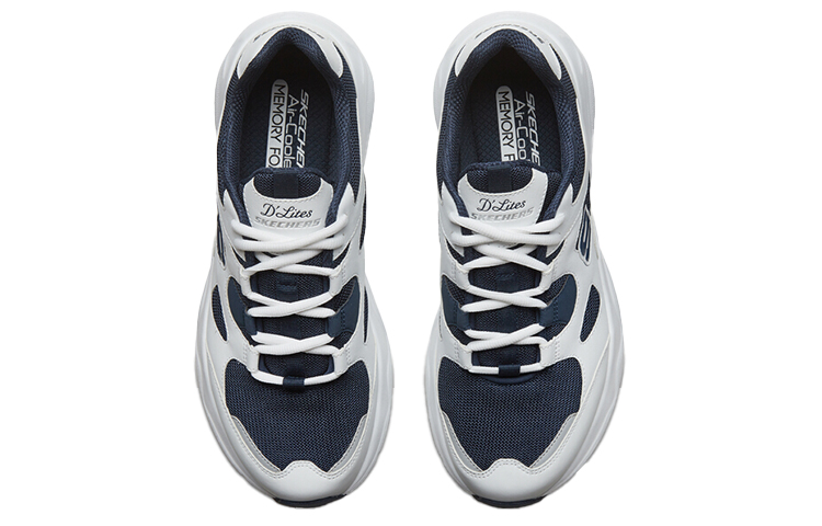 Shop Skechers D''lites Scarpe Running Basse Bianco/Blu 999235-WNV