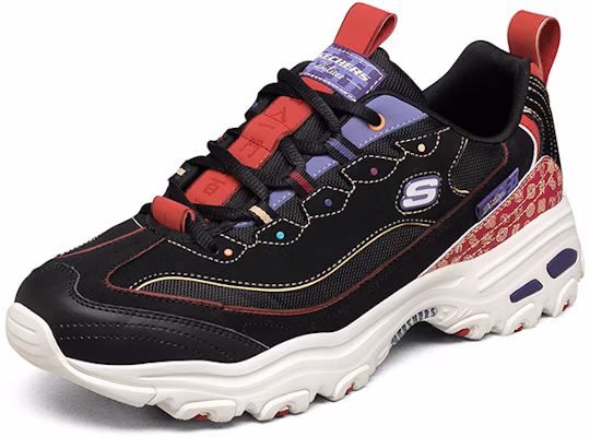 Skechers D lites Low-Top Running Shoes Black 666169-BKMT Lookbook Skechers D lites Low-Top Running Shoes Black 666169-BKMT
