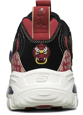 Skechers D Lites Kasut Lari Low-Top Hitam 666169-BKMT Details for Skechers D Lites Kasut Lari Low-Top Hitam 666169-BKMT
