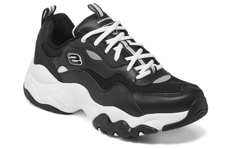 Shop Skechers D'Lites Low 'Negro' 237152-BLK