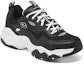 Shop Skechers D'Lites Rendah 'Hitam' 237152-BLK