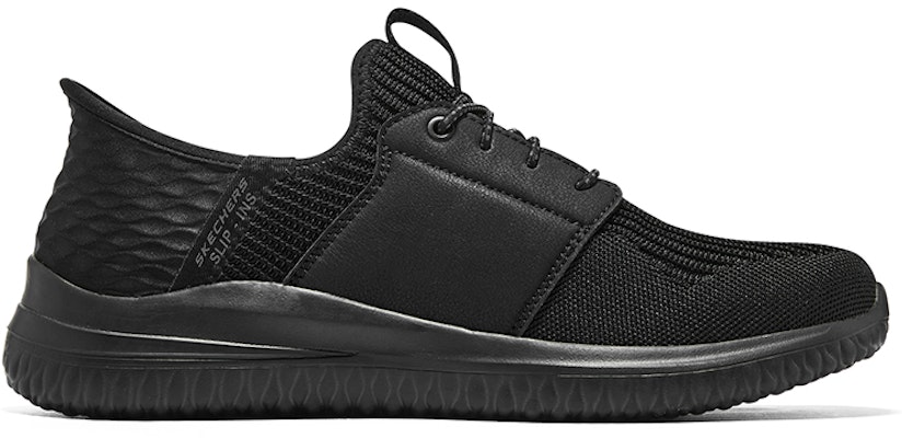 Skechers Slip-ins Delson 3.0 'Pure Black' 210650-BBK Order Skechers Slip-ins Delson 3.0 'Pure Black' 210650-BBK