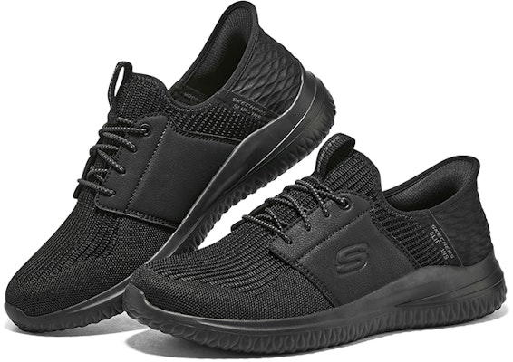 Skechers Slip-ins Delson 3.0 'Pure Black' 210650-BBK Shop Skechers Slip-ins Delson 3.0 'Pure Black' 210650-BBK