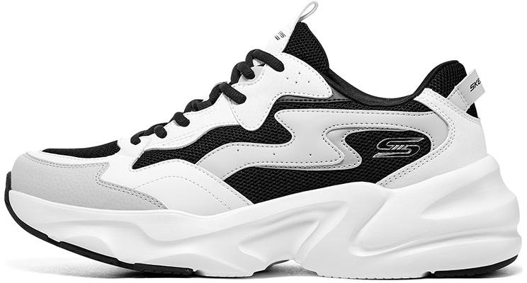 Skechers D'LITES Low 'Black White' 118323-WBK Buy Skechers D'LITES Low 'Black White' 118323-WBK