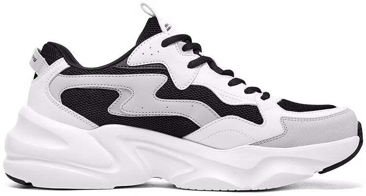 Skechers D'LITES Rendah 'Hitam Putih' 118323-WBK Order Skechers D'LITES Rendah 'Hitam Putih' 118323-WBK