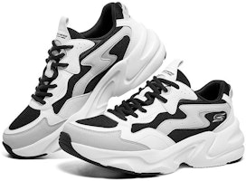 Skechers D'LITES 耐磨防滑 低筒 老爹鞋 男款 黑白 Shop Skechers D'LITES 耐磨防滑 低筒 老爹鞋 男款 黑白