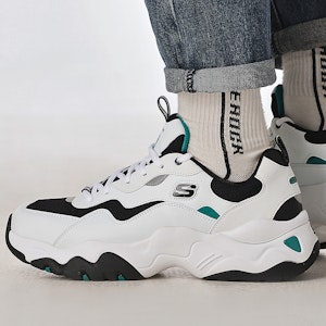 스케쳐스 딜라이트 로우 블랙/화이트 런닝화 237152-WGRN Details for 스케쳐스 딜라이트 로우 블랙/화이트 런닝화 237152-WGRN