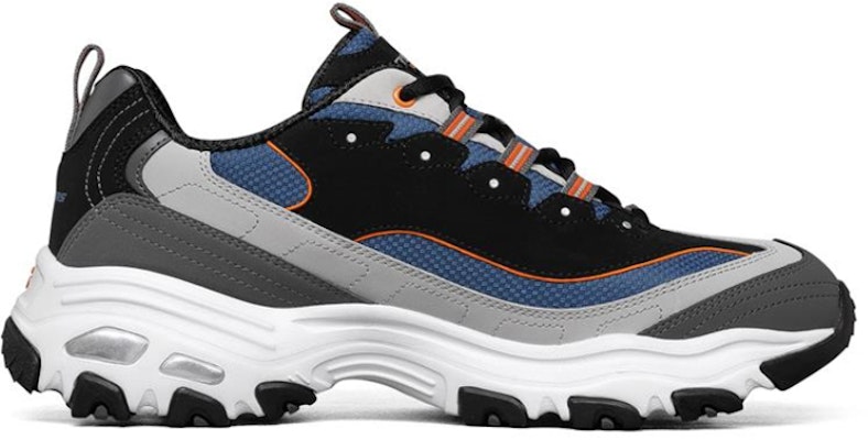 Skechers D‘LITES 厚底 低筒 運動休閒鞋 男款 藍灰 Order Skechers D‘LITES 厚底 低筒 運動休閒鞋 男款 藍灰