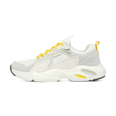 Skechers D'Lites Low 'Grey Yellow'