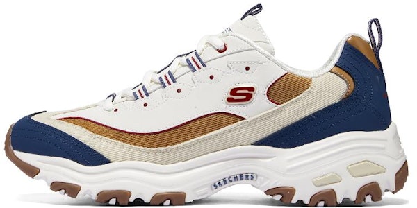 Skechers 奶茶熊 香草拿鐵 舒適百搭 潮流 防滑耐磨 低筒 老爹鞋 男款 白藍棕 Buy Skechers 奶茶熊 香草拿鐵 舒適百搭 潮流 防滑耐磨 低筒 老爹鞋 男款 白藍棕