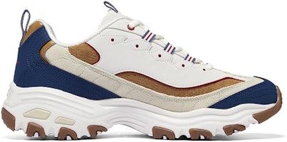 Skechers D'Lites Varsity Spirit Sneaker 'White Blue' 894282-BRBL Order Skechers D'Lites Varsity Spirit Sneaker 'White Blue' 894282-BRBL