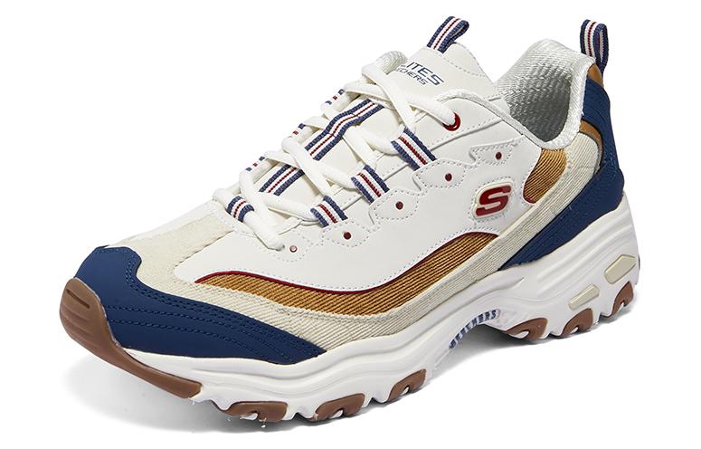 Lookbook スケッチャーズ D'Lites バーシティスピリット (白/青) 894282-BRBL