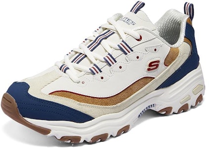 Skechers 奶茶熊 香草拿鐵 舒適百搭 潮流 防滑耐磨 低筒 老爹鞋 男款 白藍棕 Lookbook Skechers 奶茶熊 香草拿鐵 舒適百搭 潮流 防滑耐磨 低筒 老爹鞋 男款 白藍棕