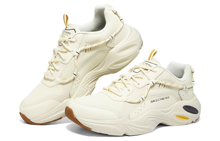 Lookbook Skechers D''Lites Low ''Melkwit'' 237430-OFWT