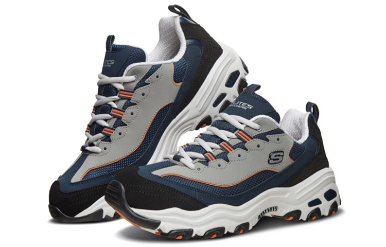 Skechers D'lites Running Shoes Blue/Black 圖 3