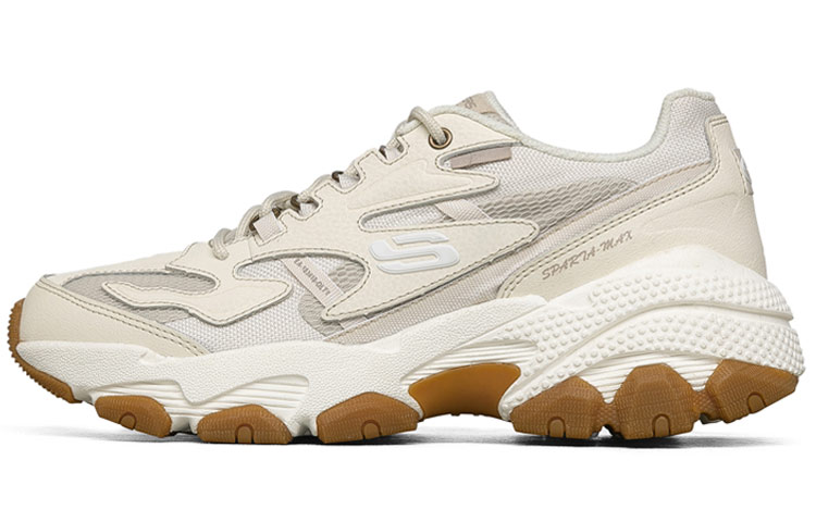 Skechers D Lites Outdoor VNTG Chunky Shoes White 237121-OFWT