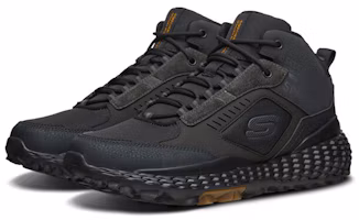 Shop Skechers 復古拼接低筒老爹鞋 黑