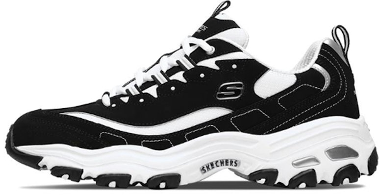 Skechers D'LITES Daddy Shoes 'White Black' 52675-BKW Buy Skechers D'LITES Daddy Shoes 'White Black' 52675-BKW