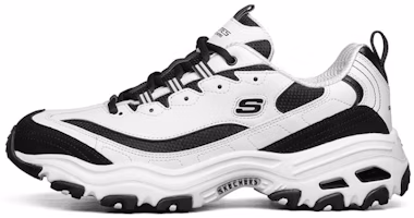 Skechers D lites Running Shoes White/Black 52675-WBK Skechers D lites Running Shoes White/Black 52675-WBK