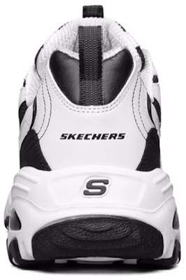 Skechers D lites Running Shoes White/Black 52675-WBK Shop Skechers D lites Running Shoes White/Black 52675-WBK