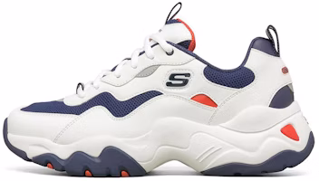 Skechers D Lites Low-Top Running Shoes White/Blue/Red 237152-WNVR Skechers D Lites Low-Top Running Shoes White/Blue/Red 237152-WNVR