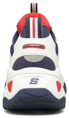 Skechers D Lites Low-Top Running Shoes White/Blue/Red 237152-WNVR Shop Skechers D Lites Low-Top Running Shoes White/Blue/Red 237152-WNVR