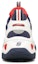 Shop Skechers D Lites Kasut Lari Rendah Putih/Biru/Merah 237152-WNVR