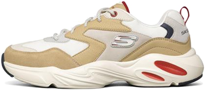 Skechers D‘Lites 低筒運動鞋 白灰褐色 Buy Skechers D‘Lites 低筒運動鞋 白灰褐色