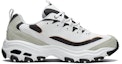 Order Skechers D'Lites 1.0 Low Running Shoes White/Grey 666114-WLGY