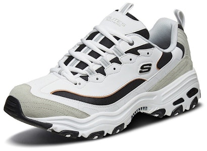 Skechers D'Lites 1.0 Sepatu Lari Rendah Putih/Abu-Abu 666114-WLGY Lookbook Skechers D'Lites 1.0 Sepatu Lari Rendah Putih/Abu-Abu 666114-WLGY