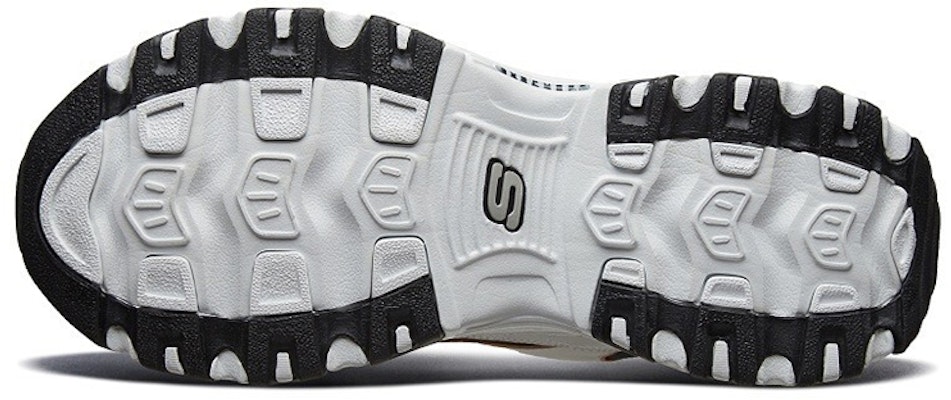 Skechers D'Lites 1.0 Kasut Larian Rendah Putih/Kelabu 666114-WLGY Details for Skechers D'Lites 1.0 Kasut Larian Rendah Putih/Kelabu 666114-WLGY