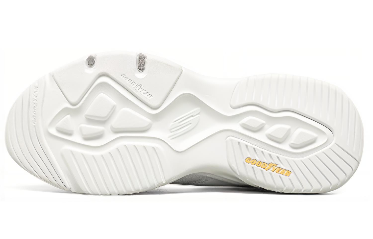 Shop Skechers D‘Lites 時尚潮流運動爸爸鞋 白色