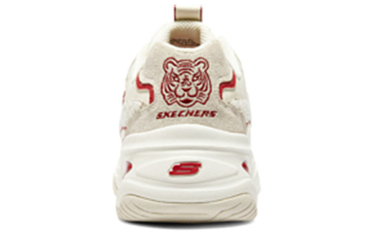 Shop Skechers Dlites 'Blanco Rojo' 894086-WRD
