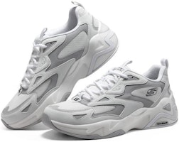 Skechers D'Lites Hyper Burst 'Kelabu Putih' 894253-WGY Lookbook Skechers D'Lites Hyper Burst 'Kelabu Putih' 894253-WGY