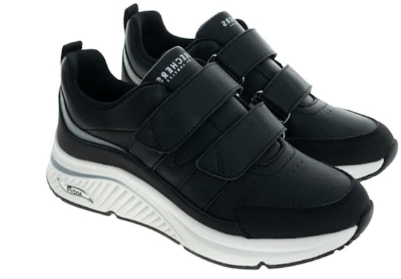 (W) Zapatillas Skechers Arch Fit S-Miles 'Negro Blanco'. 155571-BLK Shop (W) Zapatillas Skechers Arch Fit S-Miles 'Negro Blanco'. 155571-BLK