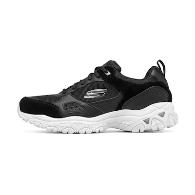 Skechers D'lites Running Shoes Black/Silver