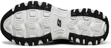 Details for Skechers D'lites Running Shoes Black/White 52675-BLK