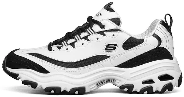 スケッチャーズ D'Lites ランニングシューズ 白/黒 52675-WBK Buy スケッチャーズ D'Lites ランニングシューズ 白/黒 52675-WBK