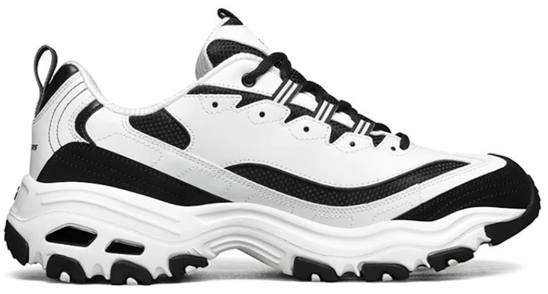 スケッチャーズ D'Lites ランニングシューズ 白/黒 52675-WBK Lookbook スケッチャーズ D'Lites ランニングシューズ 白/黒 52675-WBK