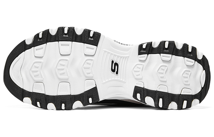 Details for Skechers D'lites Sneakers 'Black Beige White' 894268-BKGD